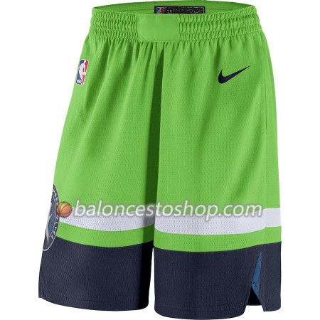 Minnesota Timberwolves Hombre Pantalones Verde 2018-19 Nike Swingman